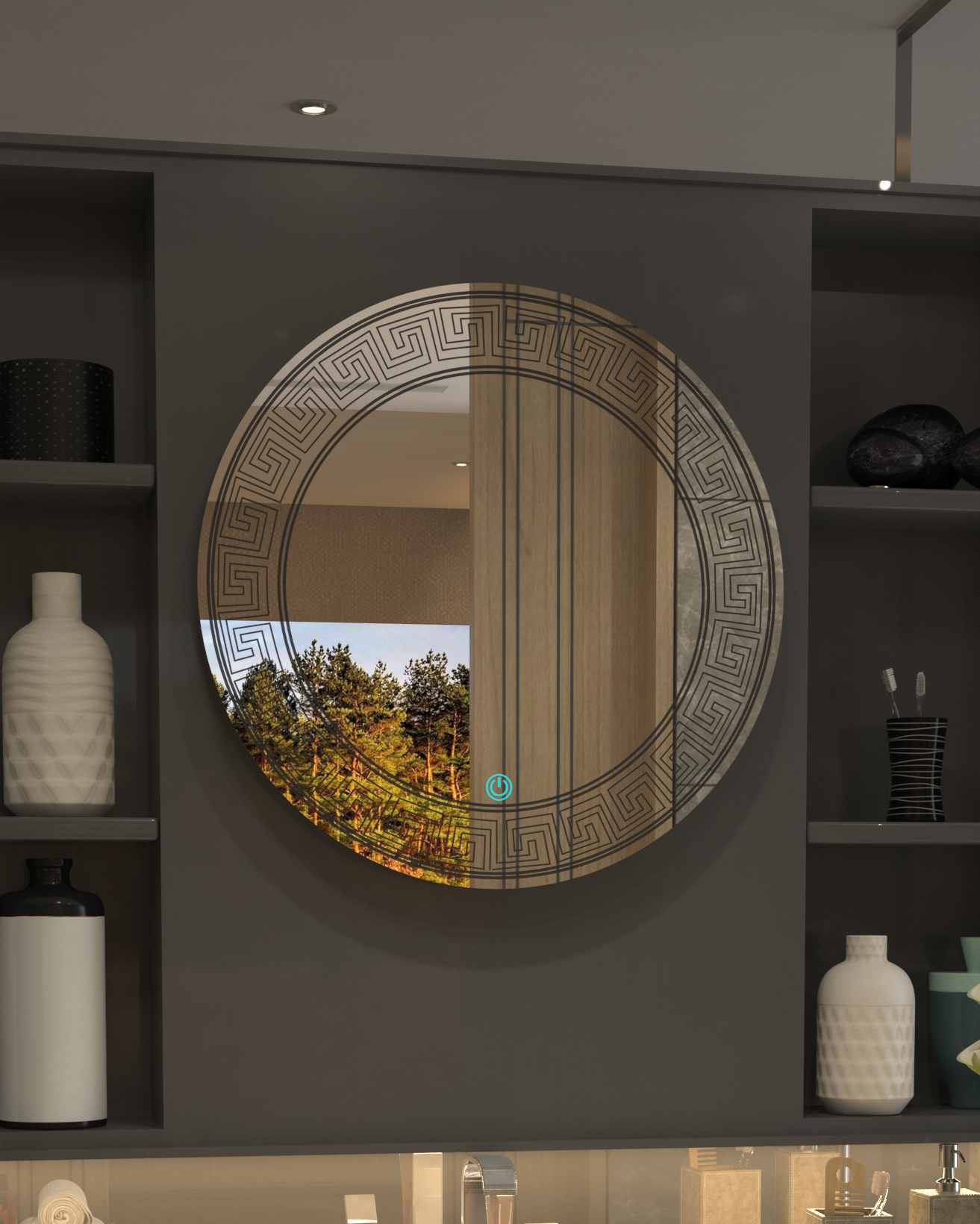 Versace Spark Minimalist Concept Mirror