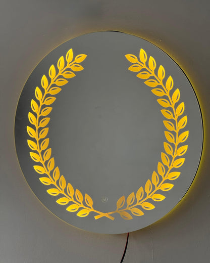 Leaf Designed Concept Mirror