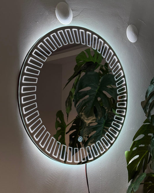 Rectangle Sunray Minimalist Concept Mirror