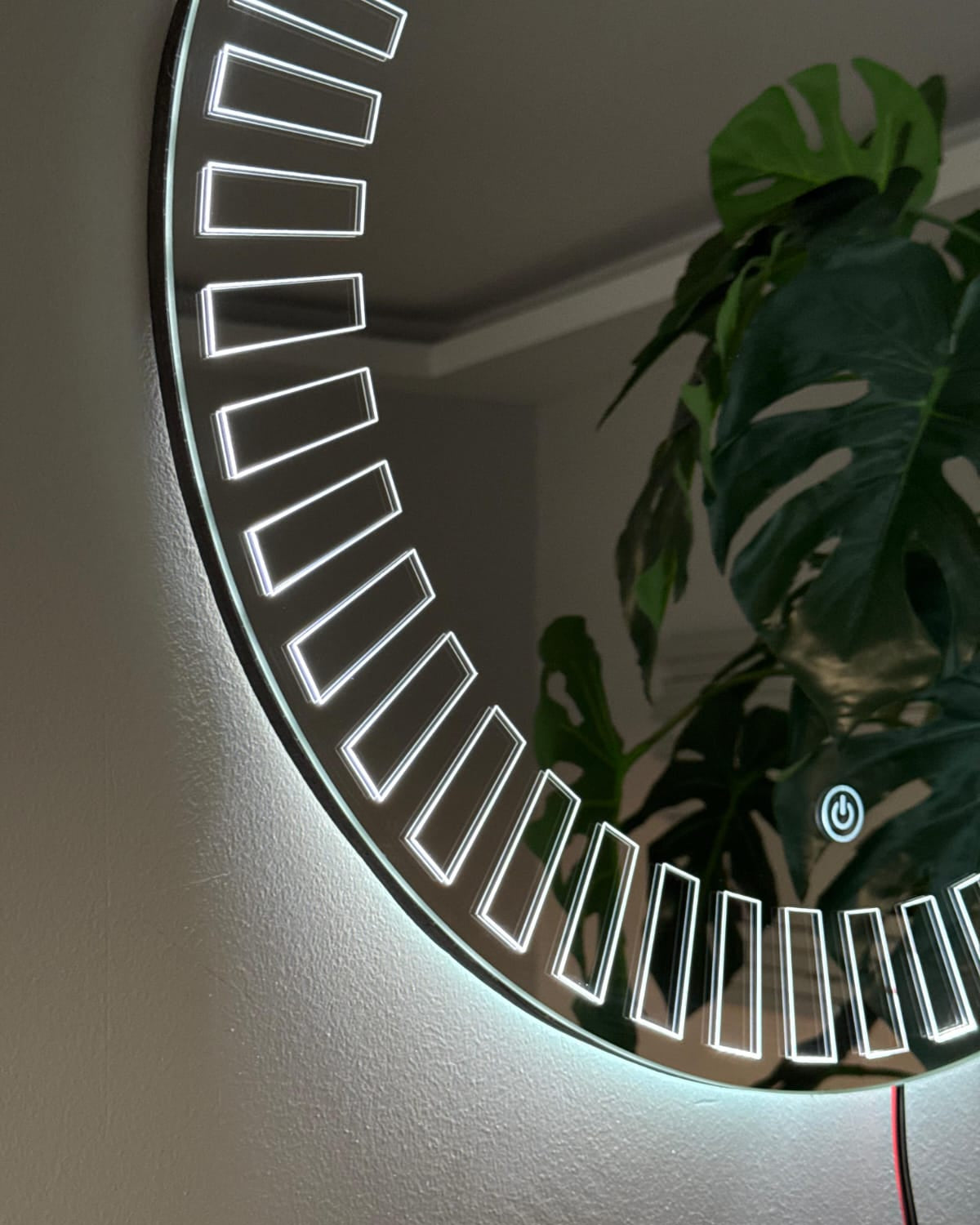 Rectangle Sunray Minimalist Concept Mirror