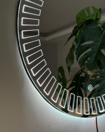 Rectangle Sunray Minimalist Concept Mirror