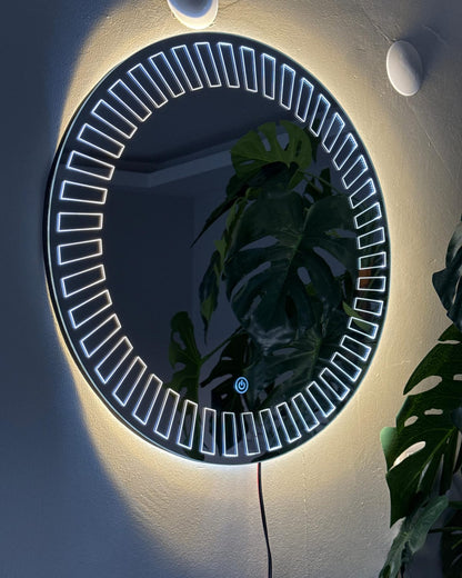 Rectangle Sunray Minimalist Concept Mirror