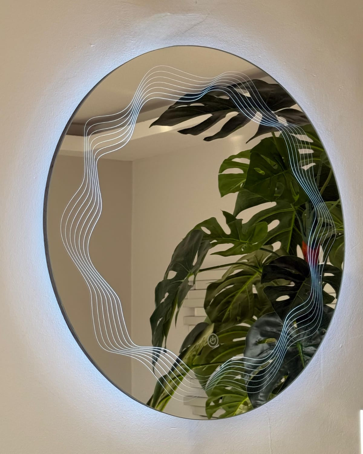 Line Designed Minimalist Concept Mirror