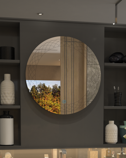 Baklava Designed Minimalist Concept Mirror