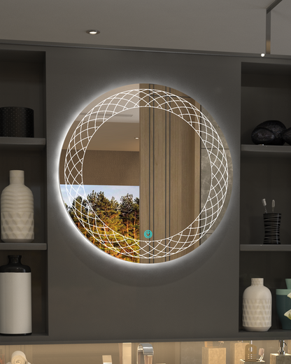 Baklava Designed Minimalist Concept Mirror