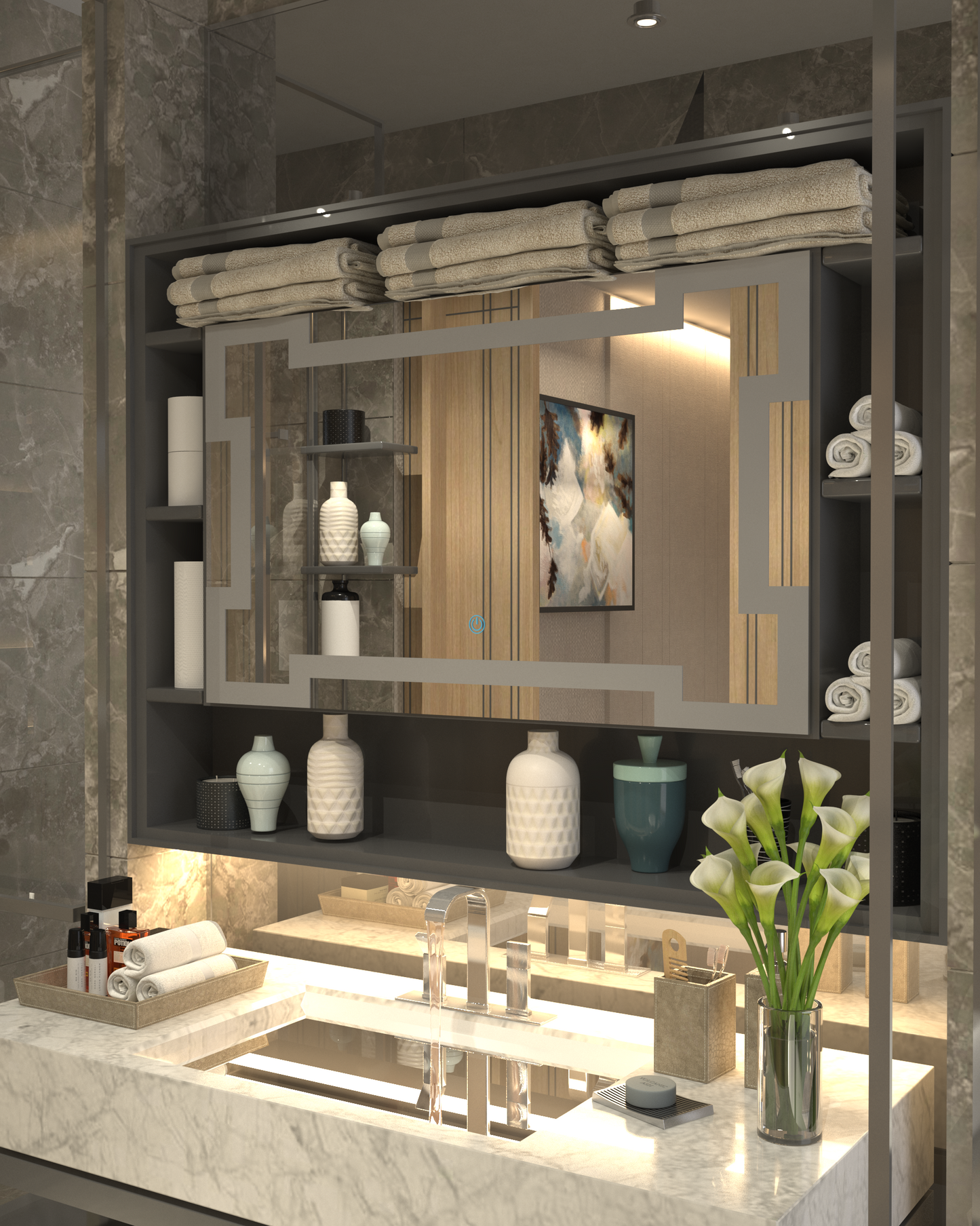 Royal Line Minimalist Concept Mirror