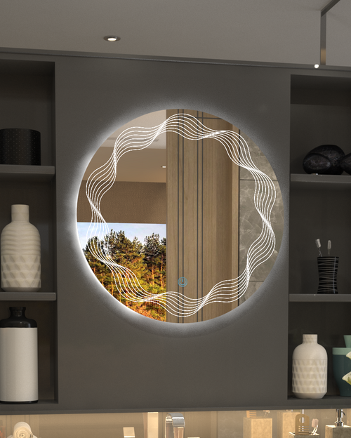 Line Designed Minimalist Concept Mirror