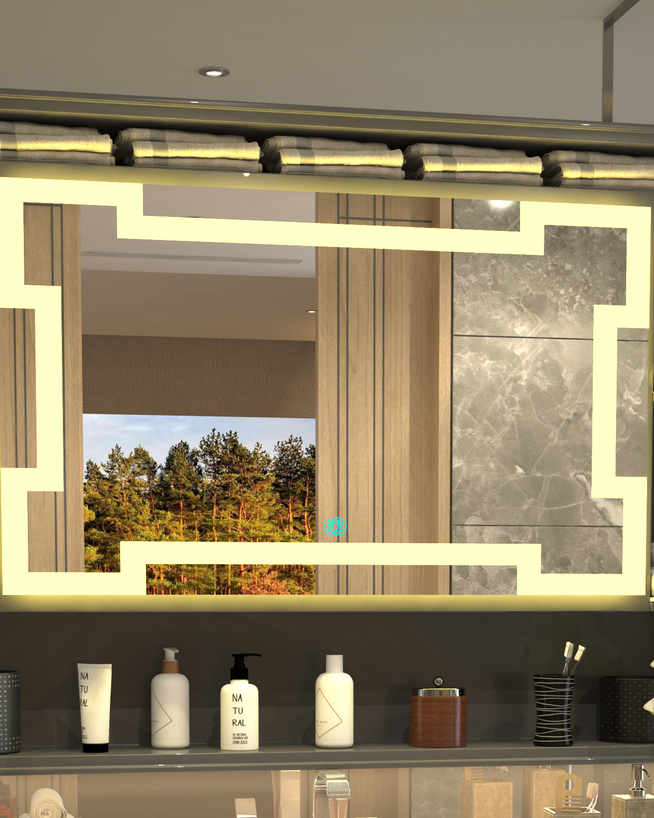 Royal Line Minimalist Concept Mirror