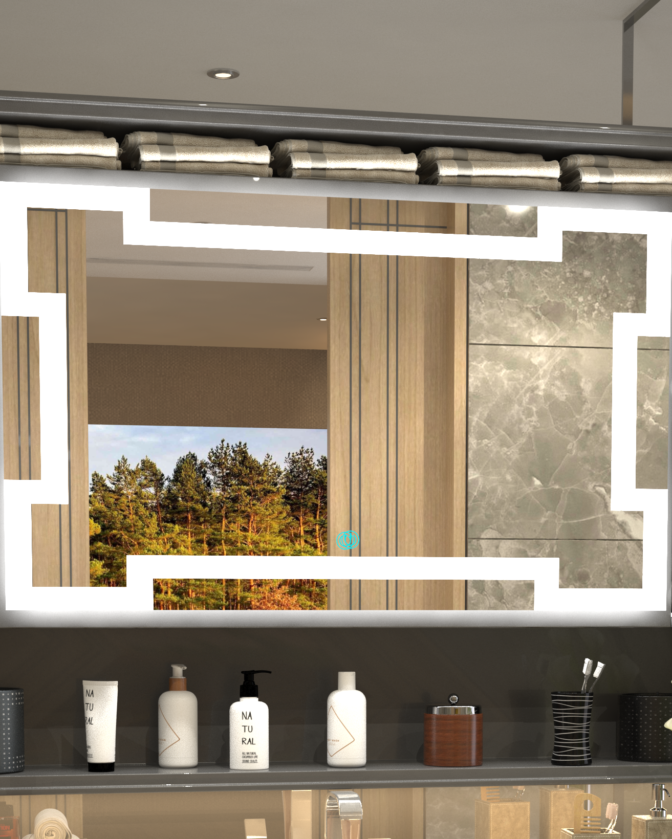 Royal Line Minimalist Concept Mirror