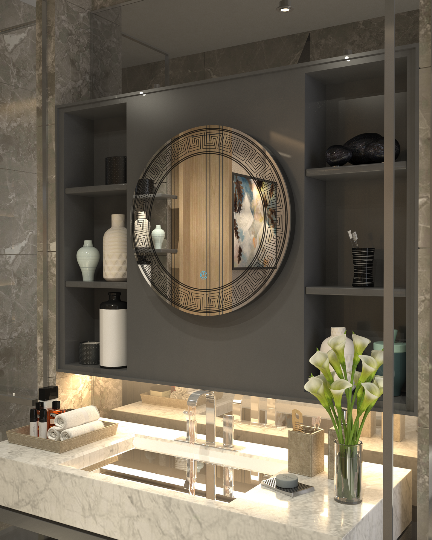 Versace Spark Minimalist Concept Mirror