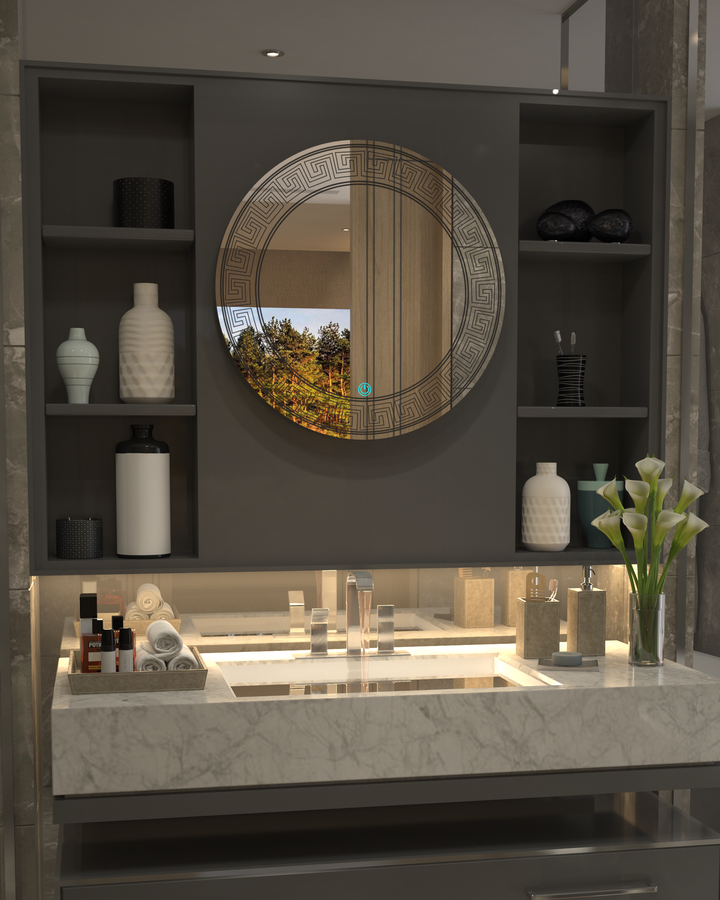 Versace Spark Minimalist Concept Mirror