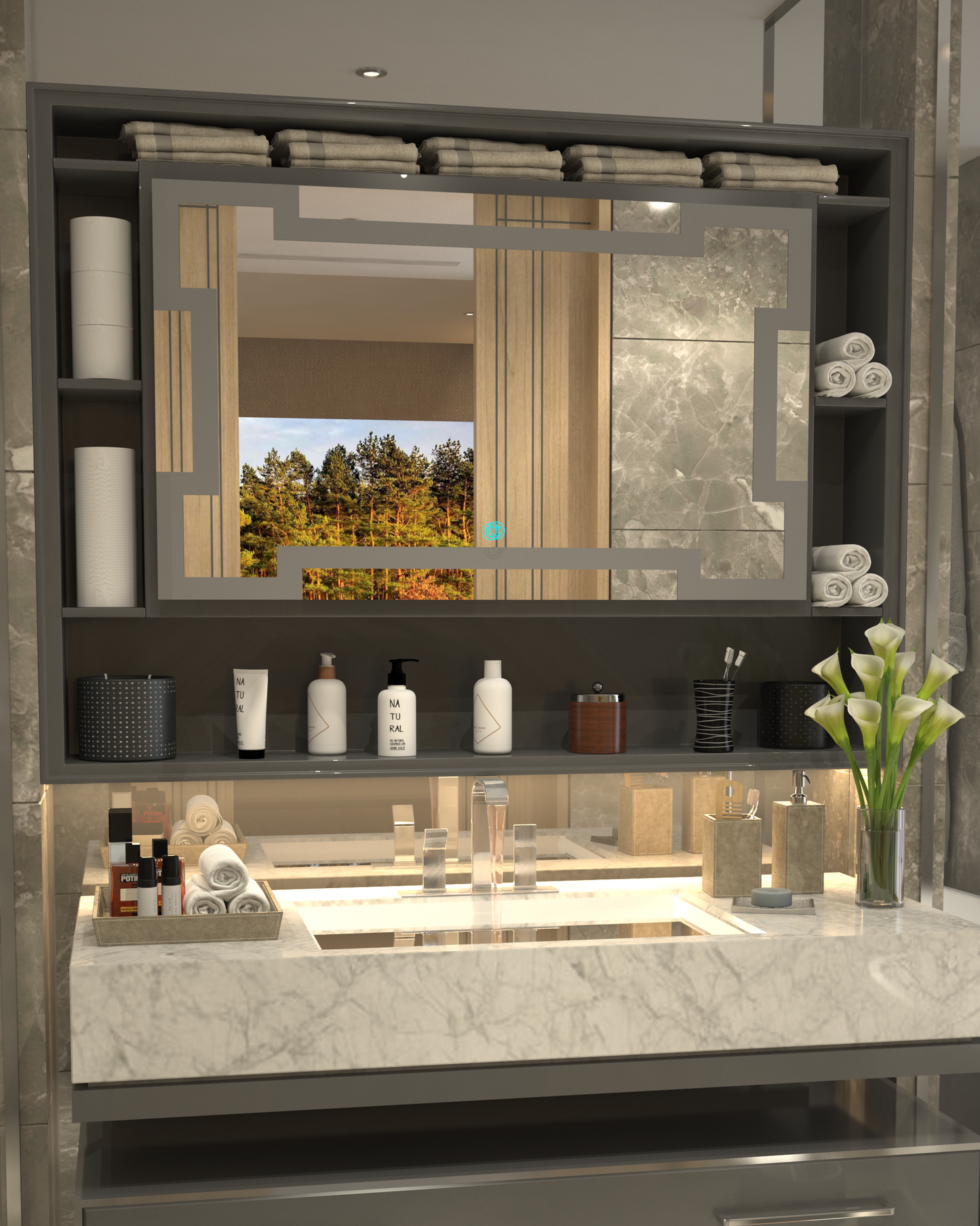 Royal Line Minimalist Concept Mirror