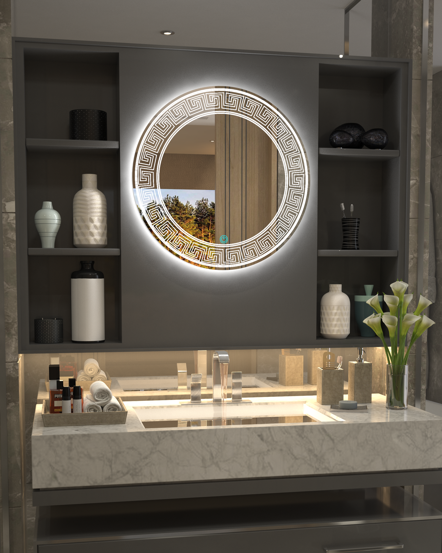 Versace Spark Minimalist Concept Mirror