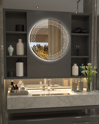 Baklava Designed Minimalist Concept Mirror