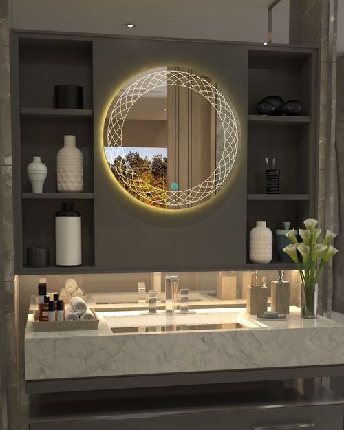 Baklava Designed Minimalist Concept Mirror