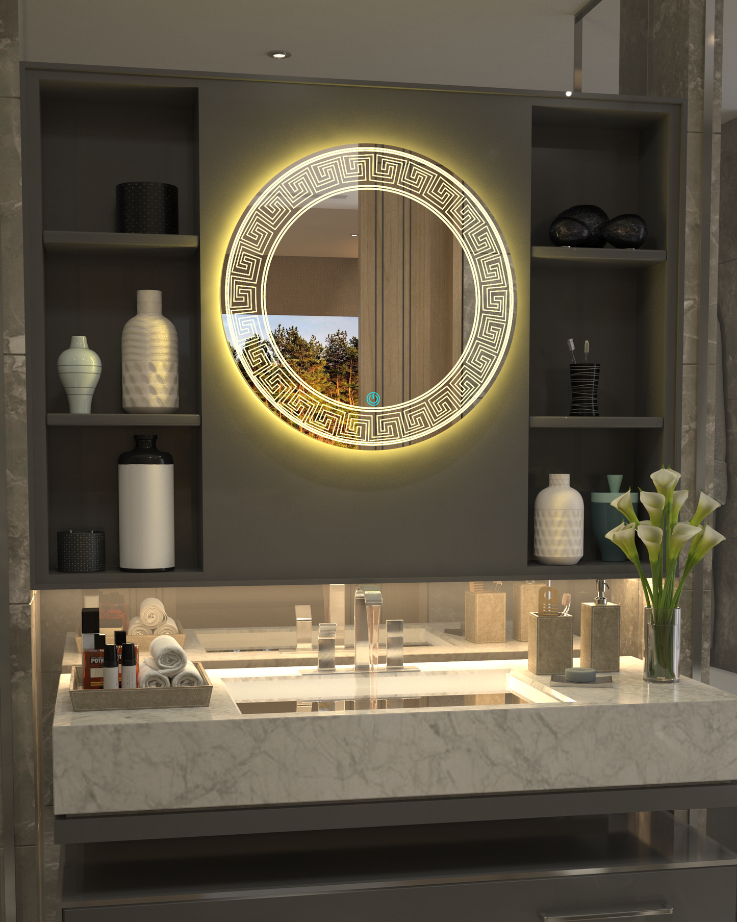 Versace Spark Minimalist Concept Mirror