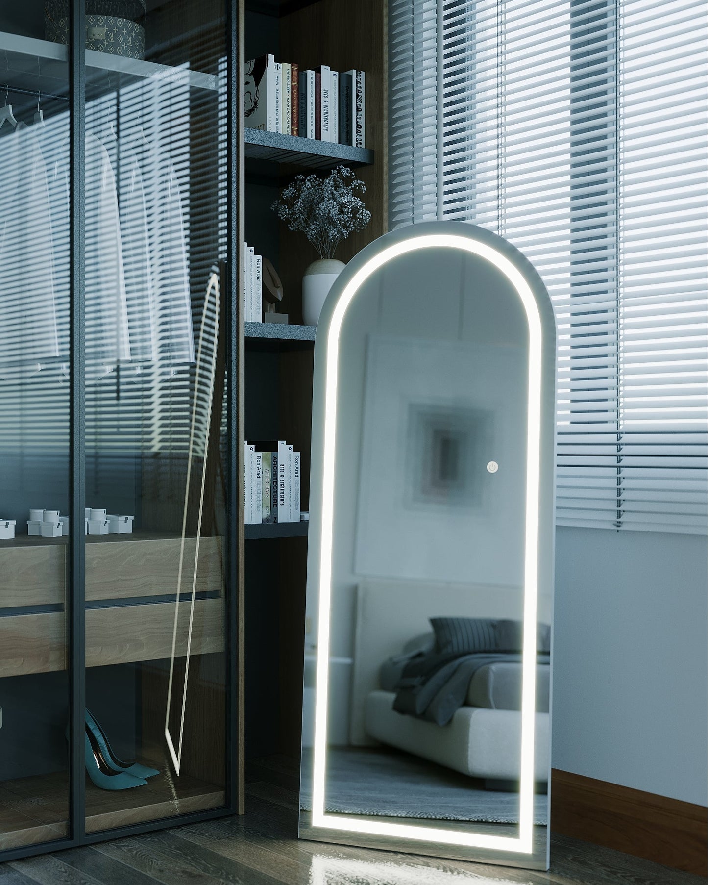 Modern LED Standing Mirror