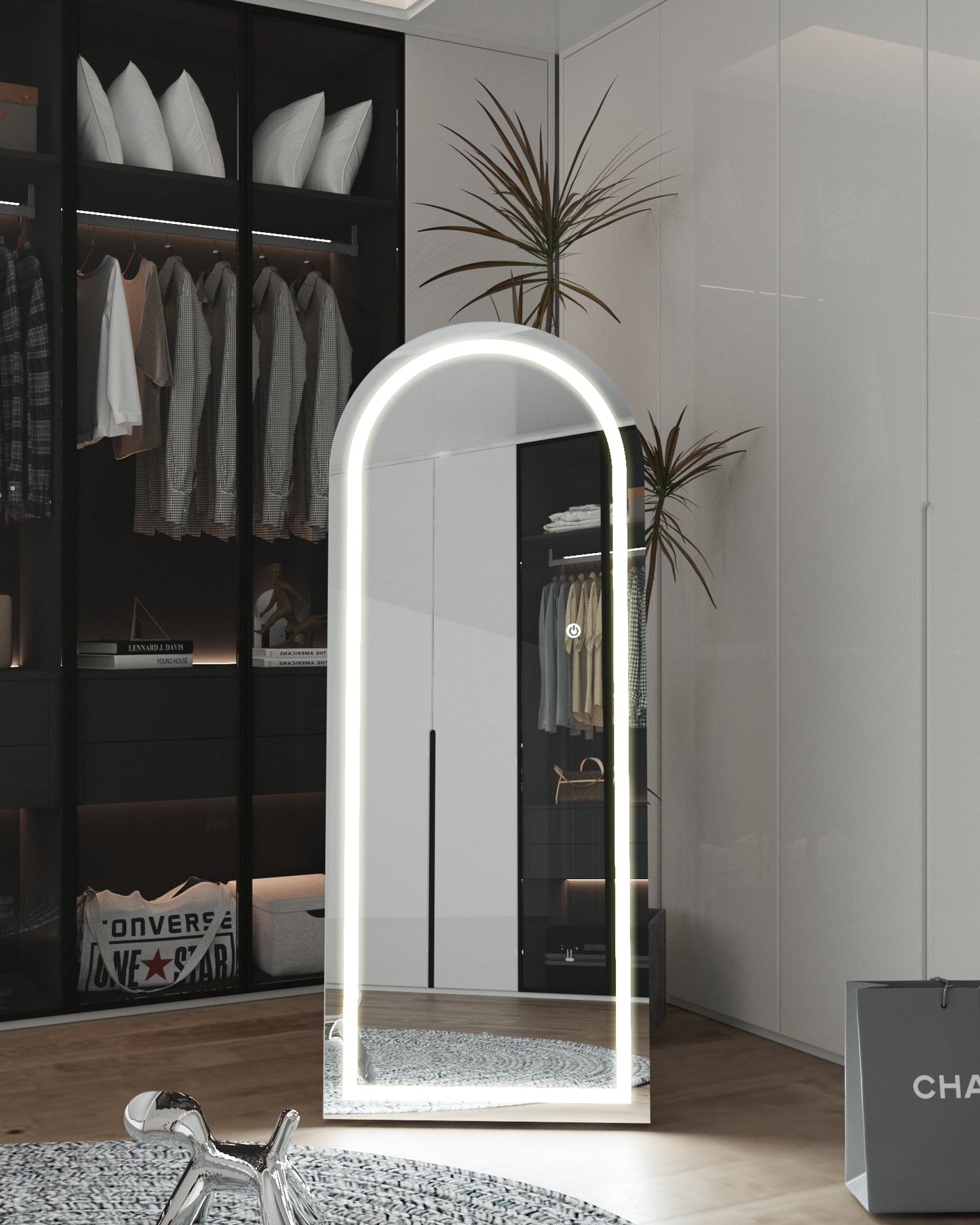 Modern LED Standing Mirror