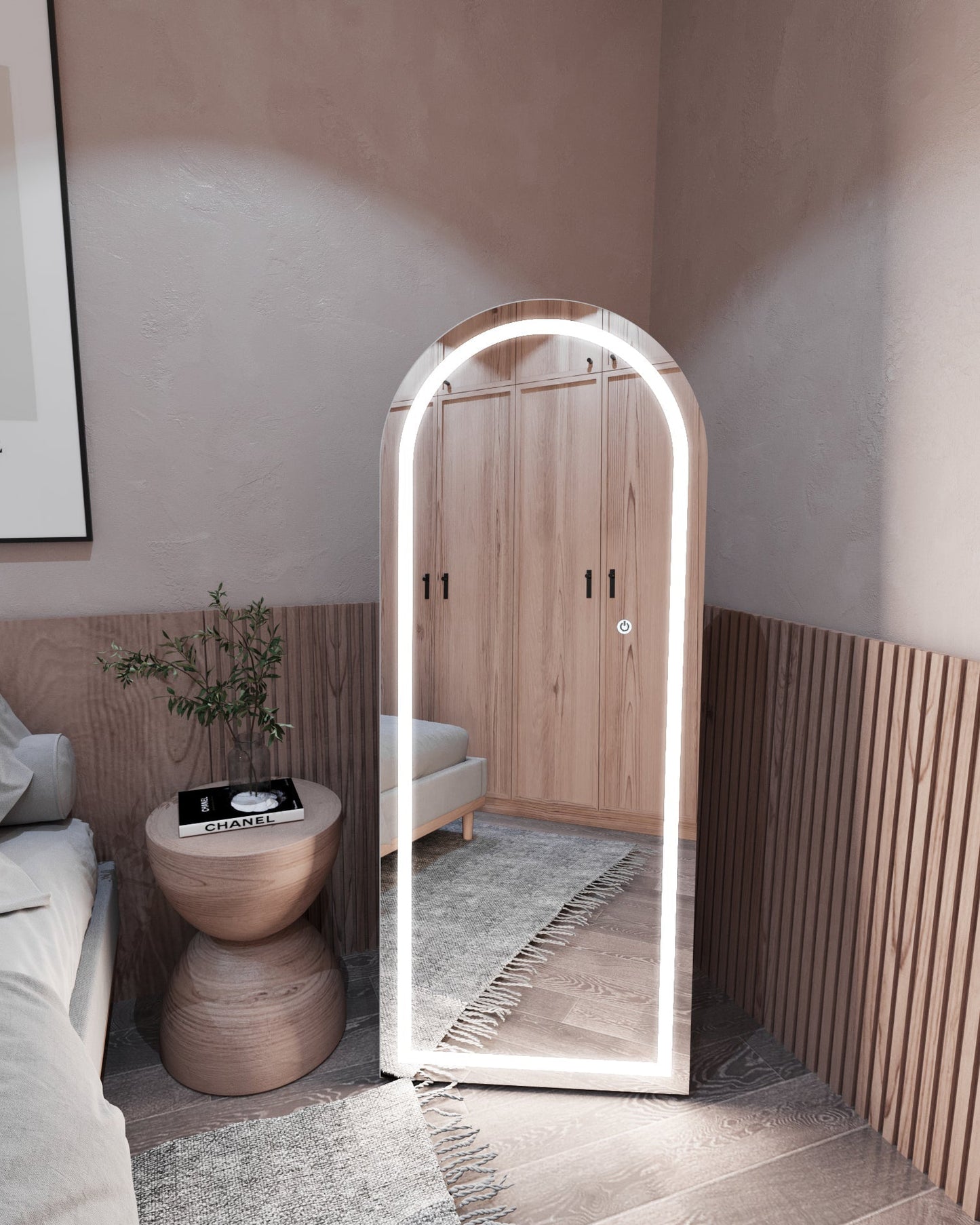 Modern LED Standing Mirror